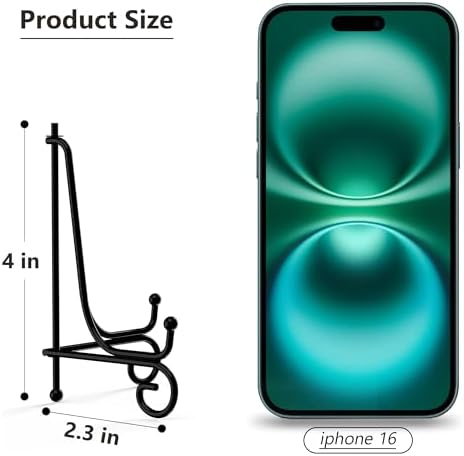 4 Inch 2 Pack Iron Display Stand for Home Office