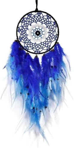 Holmgren Evil Eye Dream Catcher Blue Wall Art