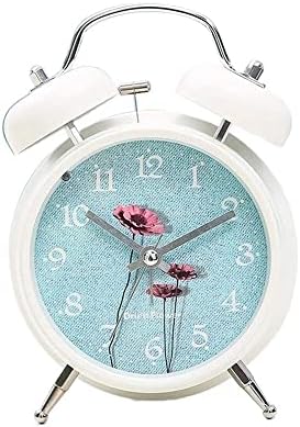 Metal Silent Alarm Clock with Night Light