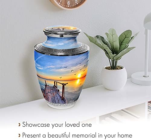 Dock of The Bay Cremation Urn for Ashes Adult Male