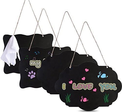 AUSTOR Double Sided Chalkboard Sign 8x10 Inch