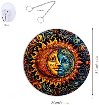 HOTIYOK Apollo Solar Moon Stained Acrylic Window Panels