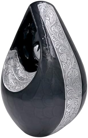 GRACEFUL URNS Teardrop Cremation Urn with Velvet Bag