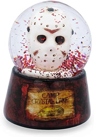Silver Buffalo Friday The 13th Jason Mask Snow Globe
