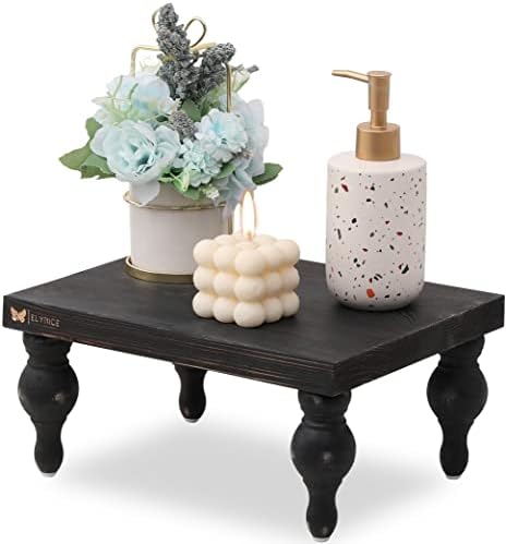 Classic Black Decorative Wood Risers for Farmhouse Display