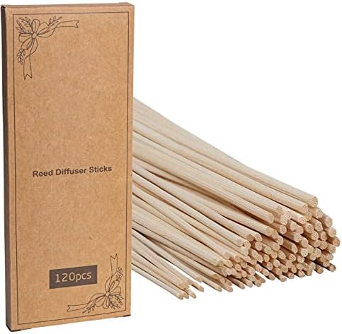 LWH-US 120PCS Reed Diffuser Sticks 10 Inch Natural Rattan