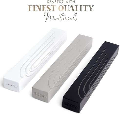 SURI Modern Concrete Mezuzah with Scroll and Shin