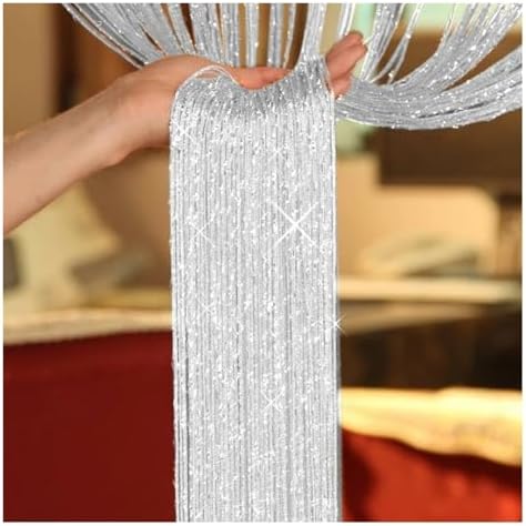 Shiny Tassel String Curtain for Home Decor