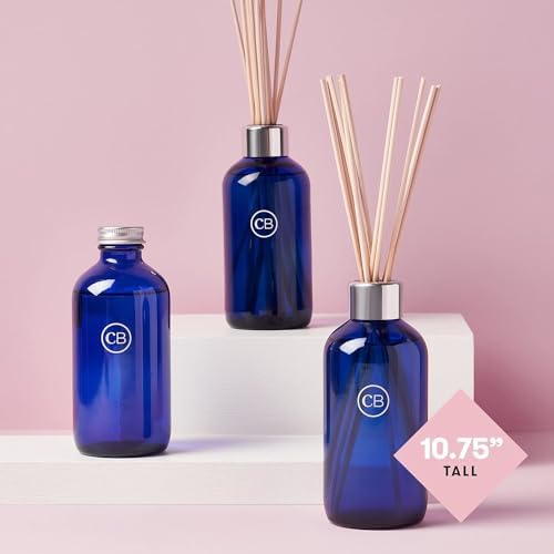Capri Blue Volcano Reed Diffuser Set - Cobalt Blue 8 fl oz