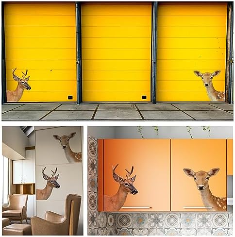 2 Pcs Funny Deer Wall Decal Window Sticker