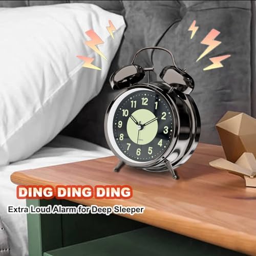 Lesipee Loud Alarm Clock for Heavy Sleeper