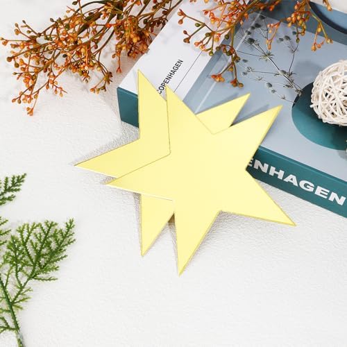 24PCS Gold Star Cutouts for Party Decorations