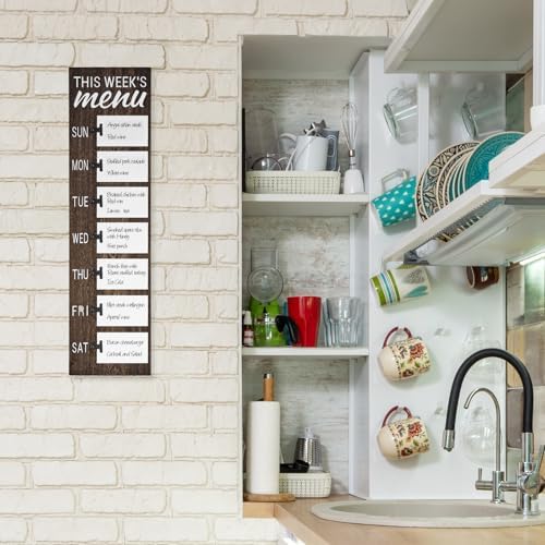 Dahey Weekly Meal Planner Chalkboard Menu Board