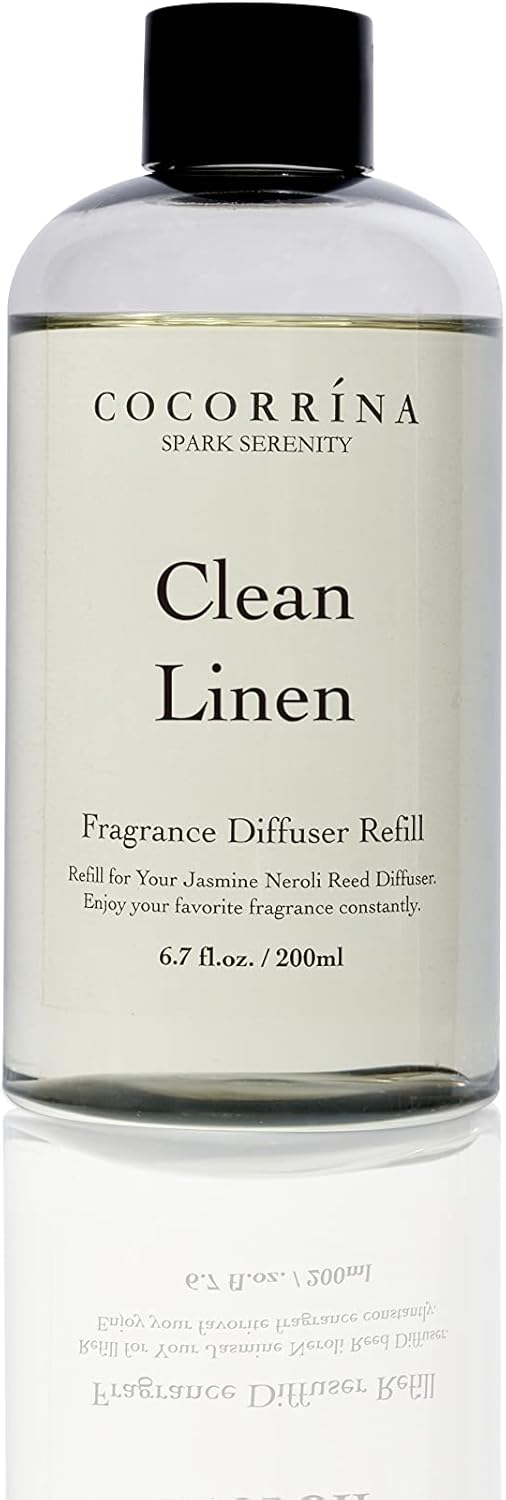 Cocorrna Clean Linen Scented Reed Diffuser Set