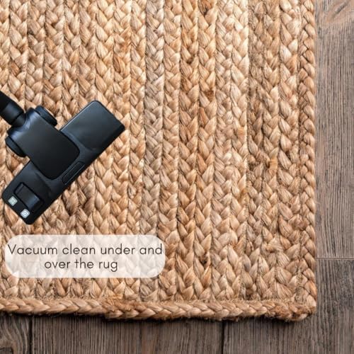 FRELISH DECOR Handwoven Jute Area Rug 2x3 Feet
