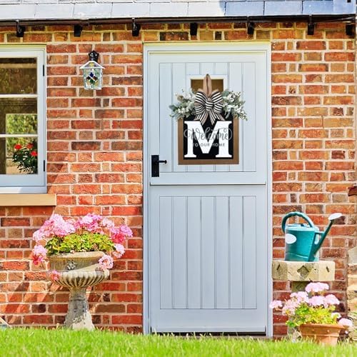 YICORIP Last Name Wreath Front Door Garland