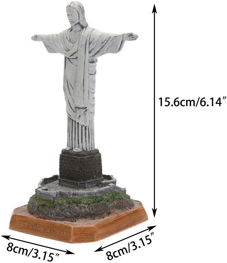 Lllunimon Christ The Redeemer Statue Brazil Rio De Janeiro Collectible Figurine