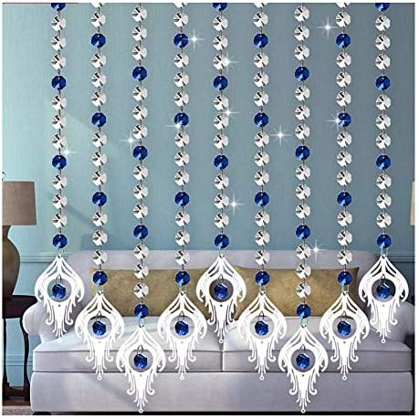 25 Strand Crystal Bead Curtain for Doorways and Room Dividers