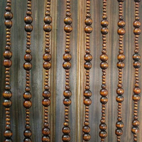 Natural Wooden Beads Door String Partition Curtain