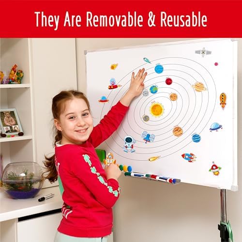 40PCS Space Jelly Stickers for Home Decor and Kids