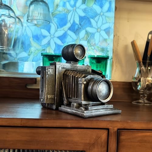 Retro Camera Style Resin Piggy Bank Nostalgic Decor