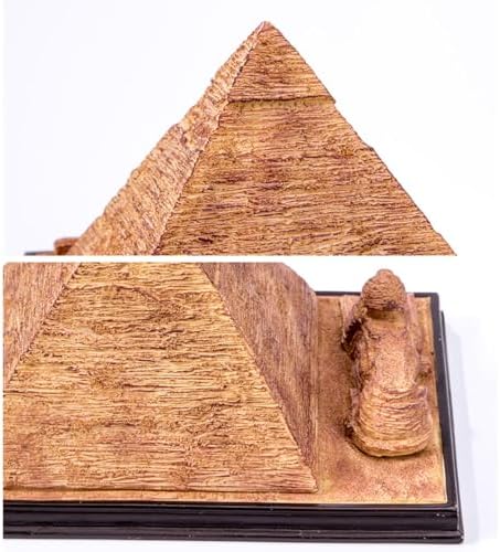 Egyptian Pyramid Statue Model Sphinx Sculpture Collectible Figurine