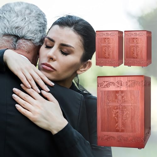 Wooden Cremation Urn for Human Ashes Keepsake