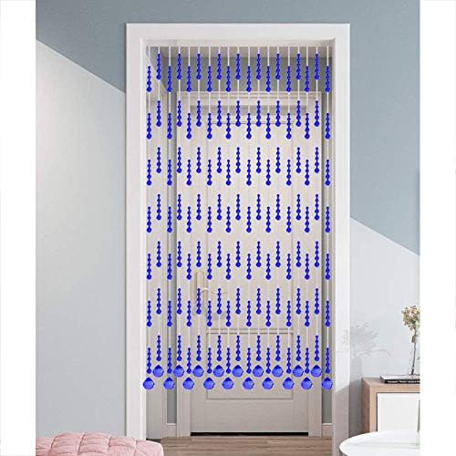 25 Strands Crystal Door Curtain with Stainless Steel Track