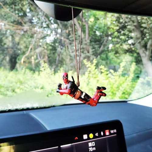 Funny Anime Car Mirror Hanging Car Interior Decor