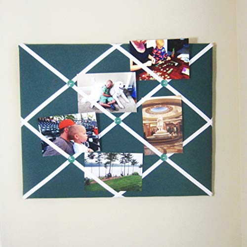 16 x 20 French Memory Board Bow Board Hunter Green White