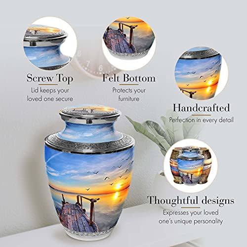 Dock of The Bay Cremation Urn for Ashes Adult Male