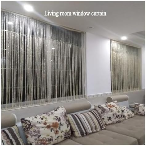 Shiny Tassel String Curtain 3x26m Door Divider