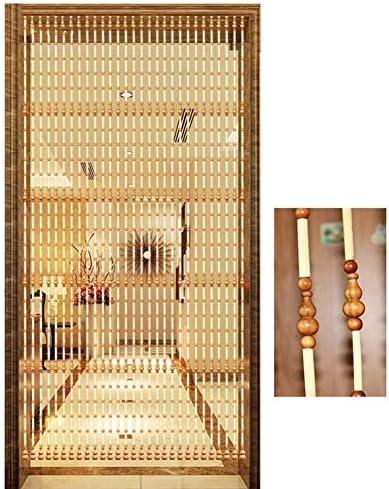 OKUOKA Beaded Curtain 19 Strands 60x80cm Retro Style