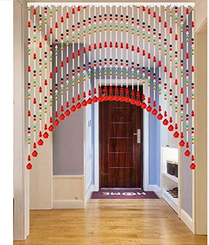 OKUOKA 22 Strands Glass Bead Curtain for Doorways