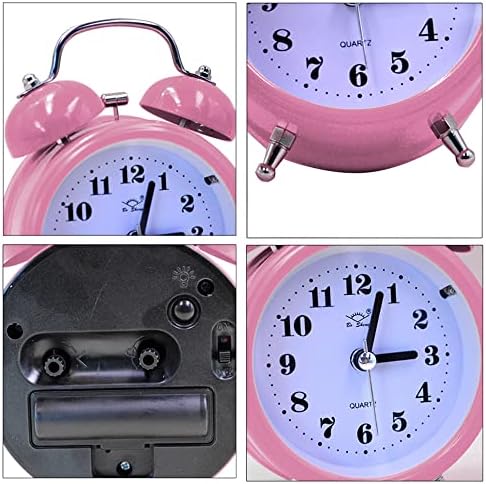 Kids Seniors 3IN 3D Dial Alarm Clock Nightlight