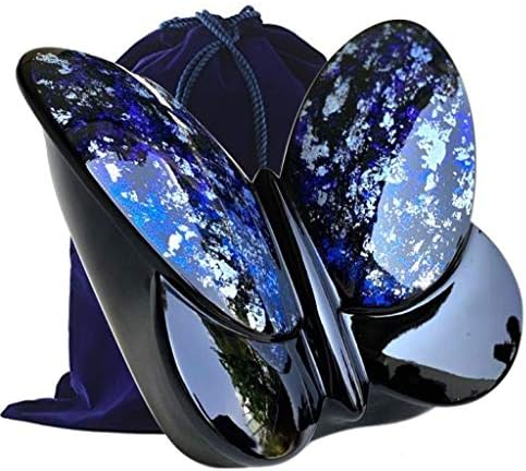Handcrafted Fiber Glass Monarch Butterfly Cremation Urn - Adult Size