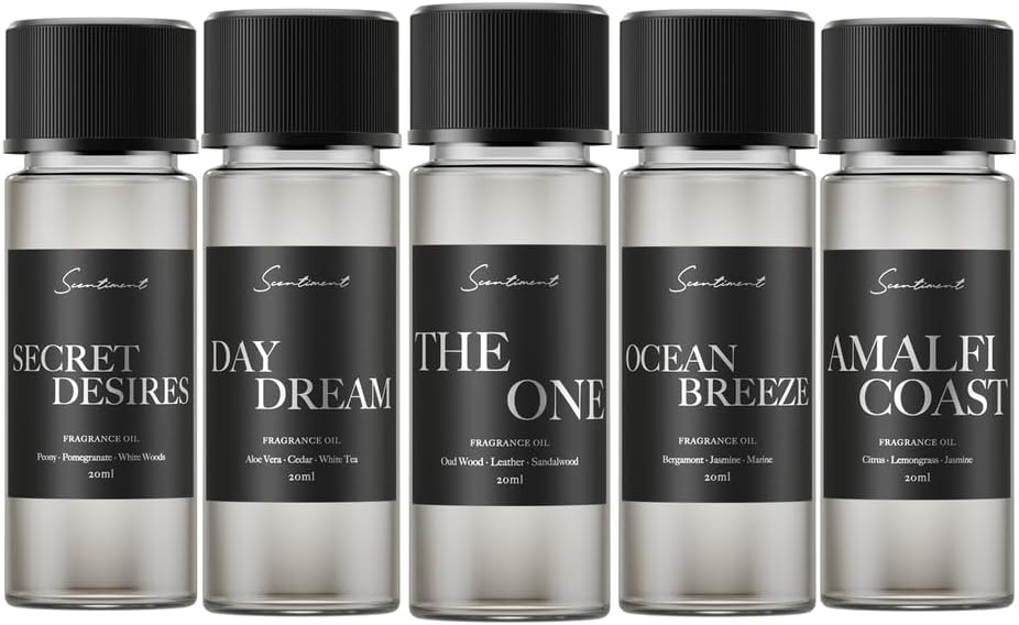 Scentiment Hotel Diffuser Oil Discovery Kit 5 Scents 20ml