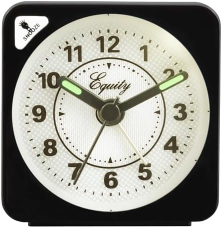 La Crosse Technology Equity 20078 Black Alarm Clock