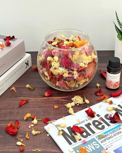 Fall Potpourri Bowl Filler with Rose Scent