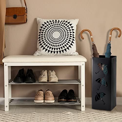 Okllen Metal Umbrella Holder 63 x 63 x 165 Black