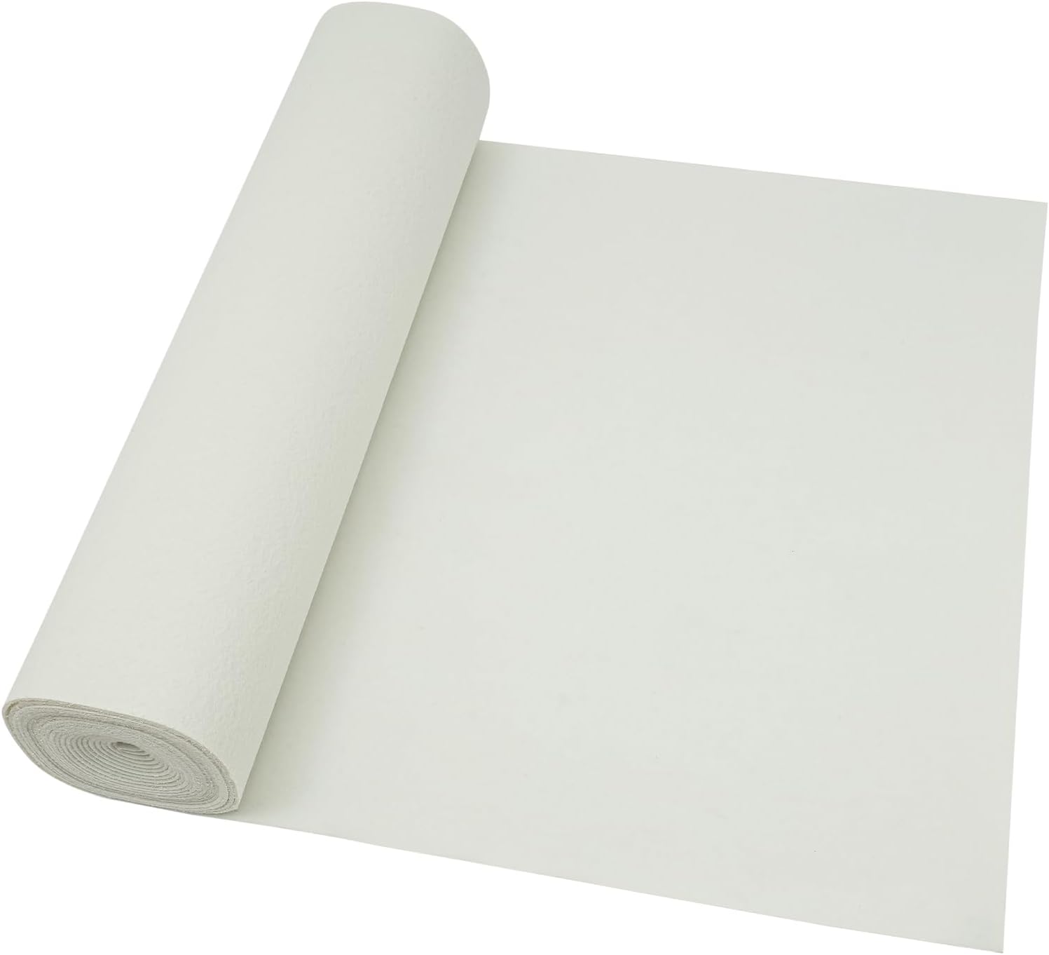 DYNAMI White Thick Carpet Runner 3x33ft 360 GSM Runway Rug