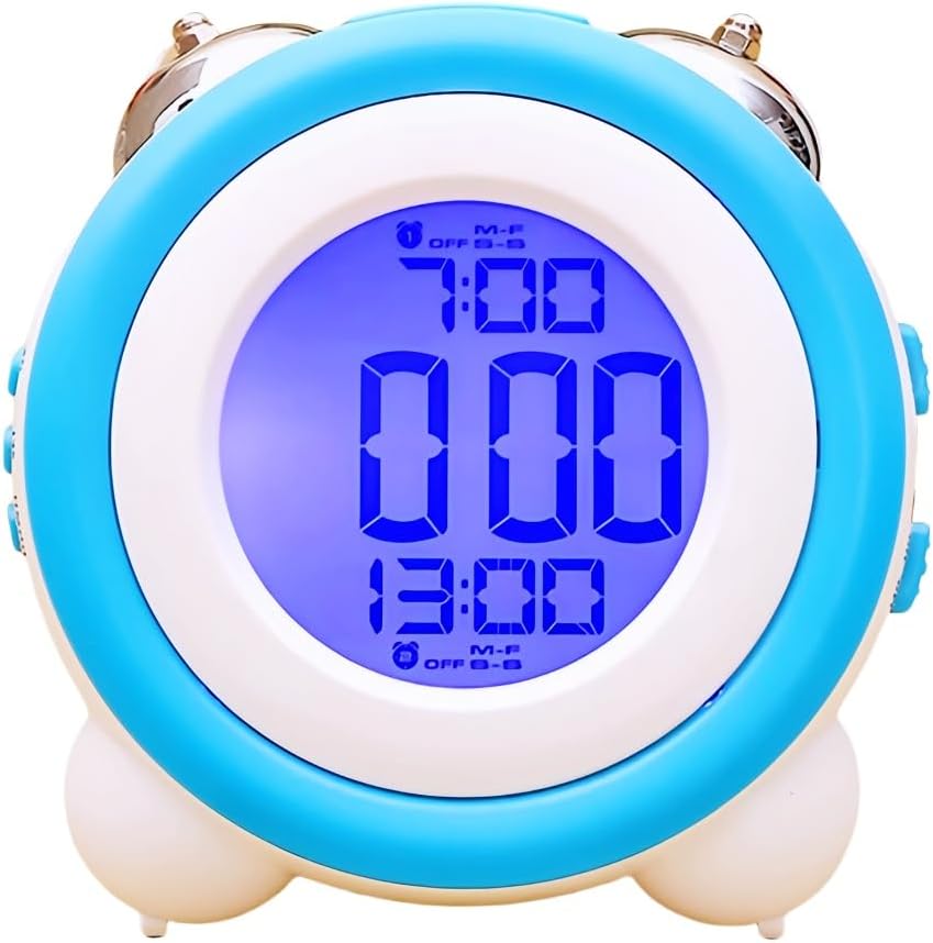 Super Loud Alarm Clock with Twin Bell and Backlight Display