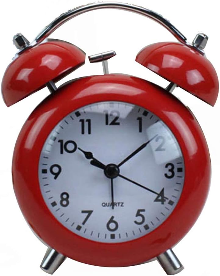 ROCILB Alarm Clock with Night Light and Double Bell