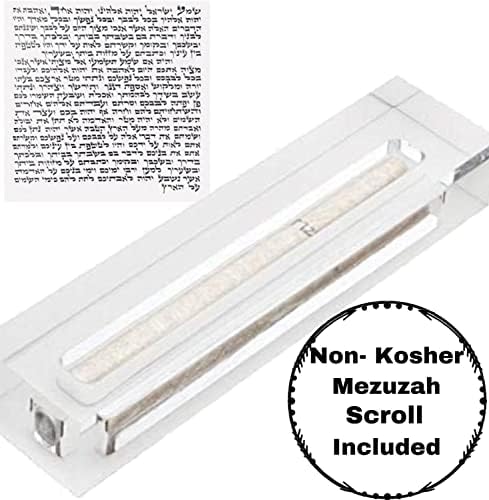 AS Mezuzah Acrylic Case Waterproof Modern Design