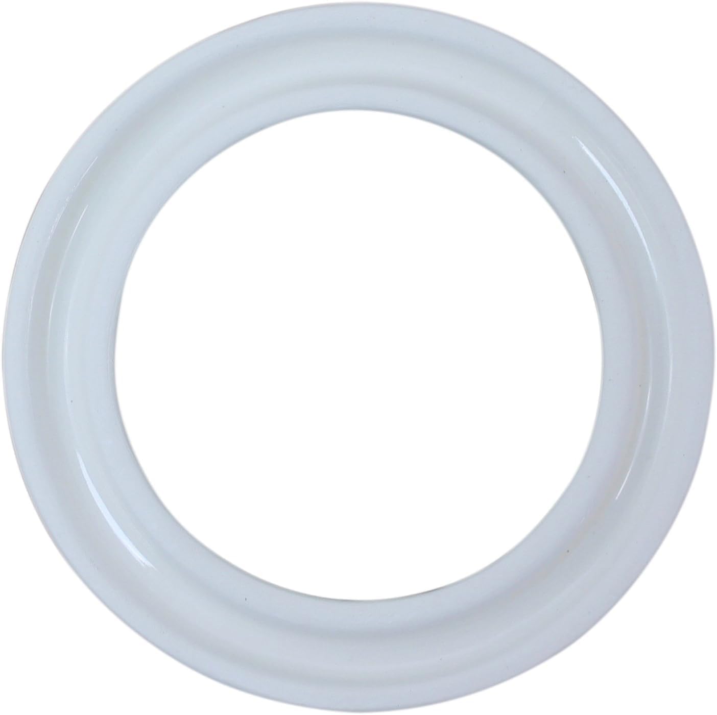 White Ceramic Light Bulb Diffuser Ring with Fragrance Vial