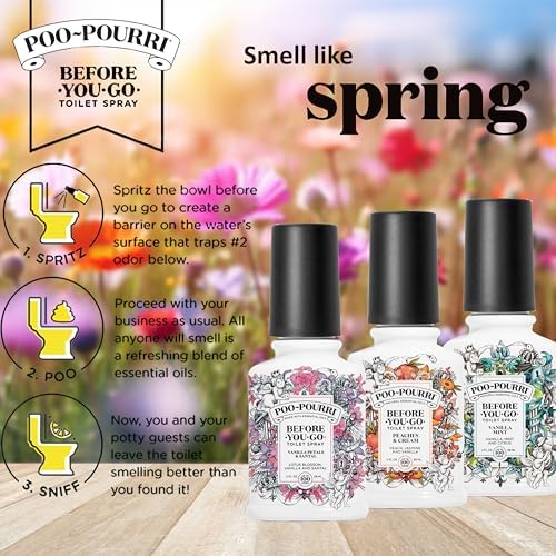 Poo-Pourri Toilet Spray Set 3 Bottles 2 Ounces