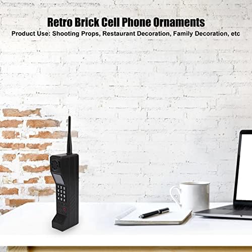 Estink Retro Brick Cell Phone Ornament Black