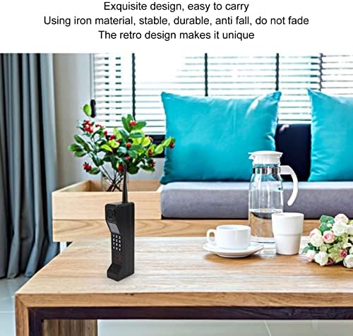 Estink Retro Brick Cell Phone Ornament Black