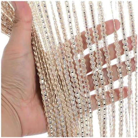 Shiny Tassel String Curtain for Room Division and Decor
