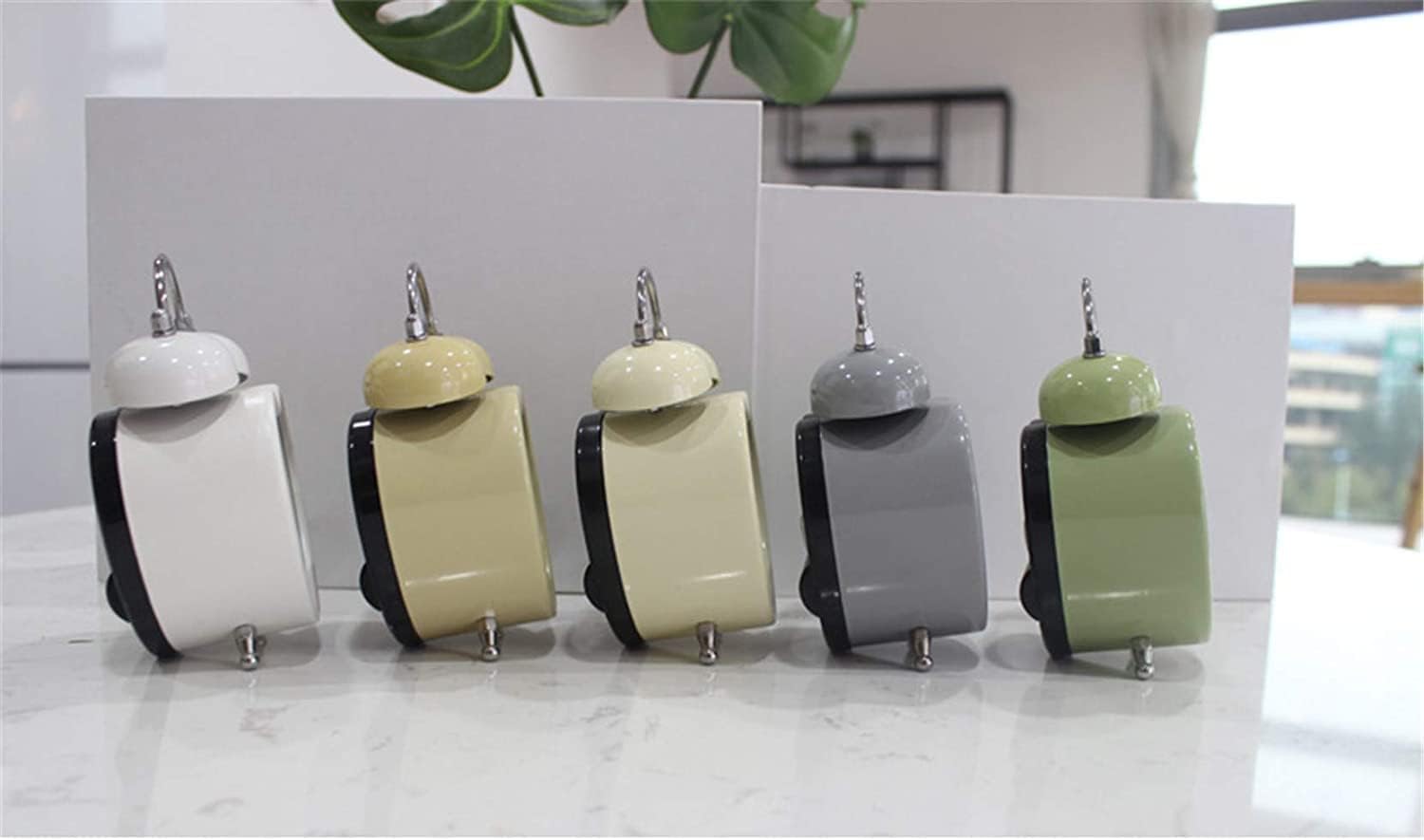 Metal Silent Alarm Clock with Night Light